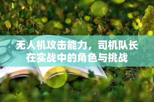 无人机攻击能力，司机队长在实战中的角色与挑战