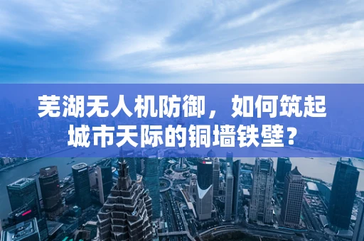 芜湖无人机防御，如何筑起城市天际的铜墙铁壁？