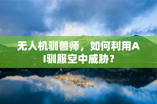 无人机驯兽师，如何利用AI驯服空中威胁？