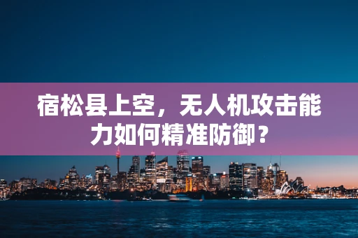 宿松县上空，无人机攻击能力如何精准防御？