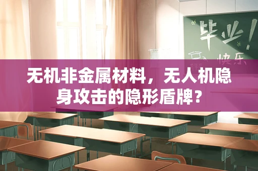 无机非金属材料，无人机隐身攻击的隐形盾牌？