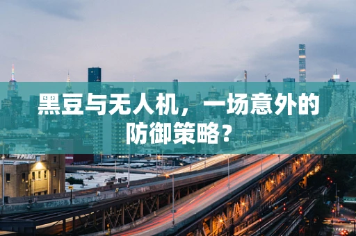 黑豆与无人机，一场意外的防御策略？