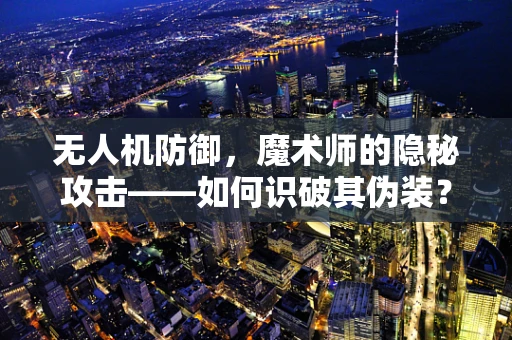 无人机防御，魔术师的隐秘攻击——如何识破其伪装？