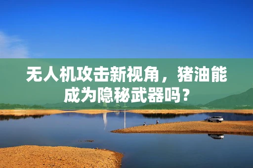 无人机攻击新视角，猪油能成为隐秘武器吗？