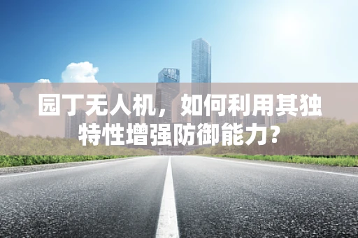 园丁无人机，如何利用其独特性增强防御能力？