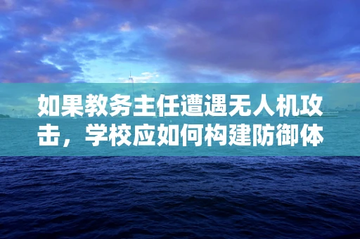 如果教务主任遭遇无人机攻击，学校应如何构建防御体系？