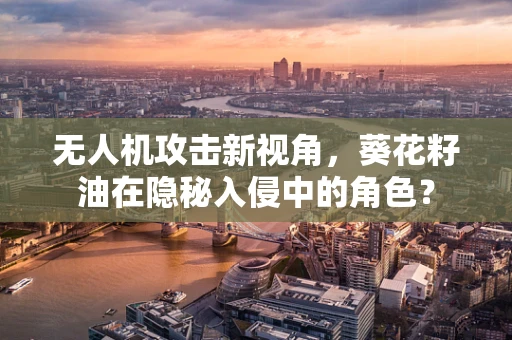 无人机攻击新视角，葵花籽油在隐秘入侵中的角色？