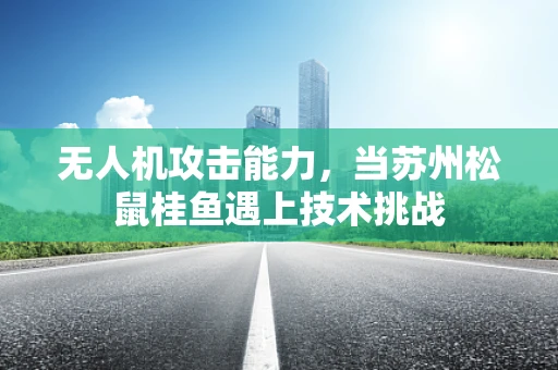 无人机攻击能力，当苏州松鼠桂鱼遇上技术挑战