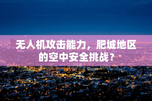 无人机攻击能力，肥城地区的空中安全挑战？