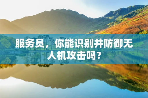 服务员，你能识别并防御无人机攻击吗？