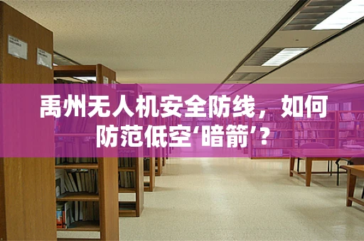 禹州无人机安全防线，如何防范低空‘暗箭’？