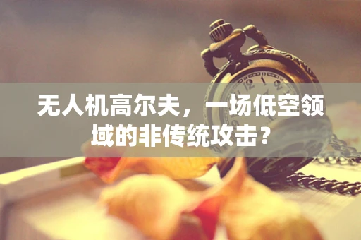 无人机高尔夫，一场低空领域的非传统攻击？