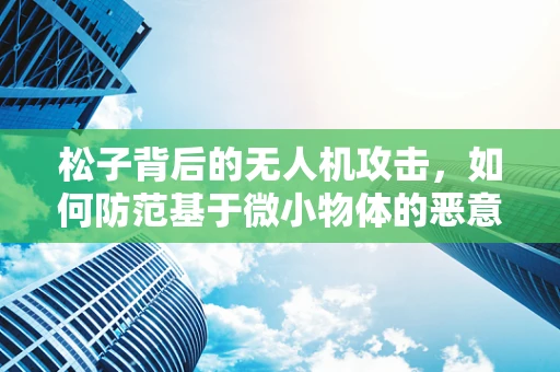 松子背后的无人机攻击，如何防范基于微小物体的恶意操控？