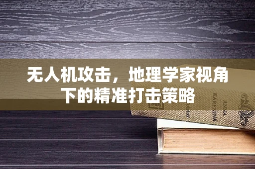 无人机攻击，地理学家视角下的精准打击策略
