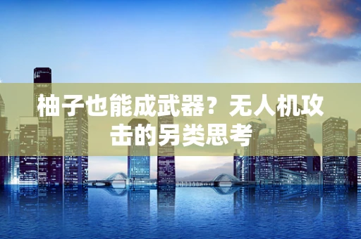 柚子也能成武器？无人机攻击的另类思考