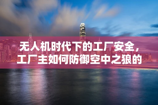 无人机时代下的工厂安全，工厂主如何防御空中之狼的威胁？