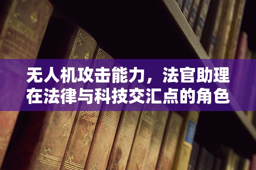 无人机攻击能力，法官助理在法律与科技交汇点的角色与挑战