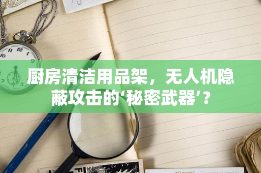 厨房清洁用品架，无人机隐蔽攻击的‘秘密武器’？