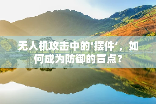 无人机攻击中的‘摆件’，如何成为防御的盲点？