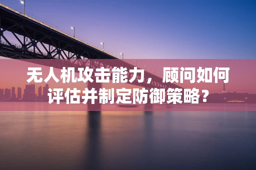无人机攻击能力，顾问如何评估并制定防御策略？