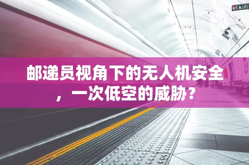邮递员视角下的无人机安全，一次低空的威胁？