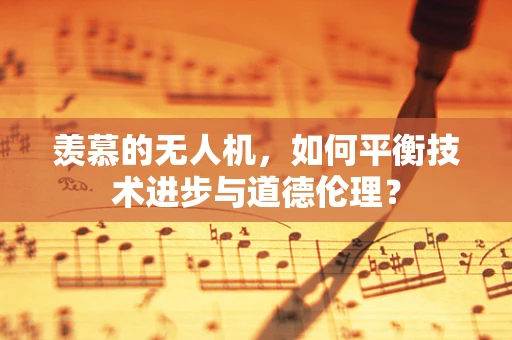 羡慕的无人机，如何平衡技术进步与道德伦理？