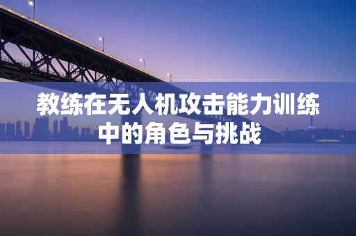 教练在无人机攻击能力训练中的角色与挑战