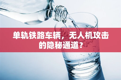 单轨铁路车辆，无人机攻击的隐秘通道？