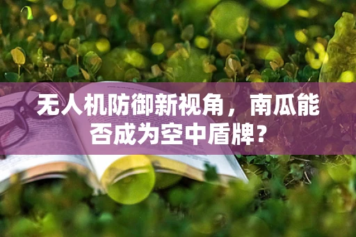 无人机防御新视角，南瓜能否成为空中盾牌？