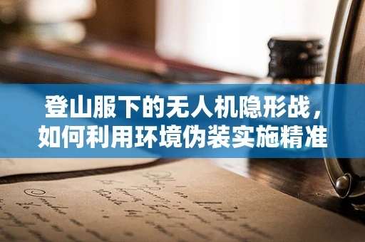 登山服下的无人机隐形战，如何利用环境伪装实施精准打击？