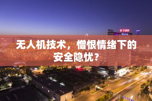 无人机技术，憎恨情绪下的安全隐忧？