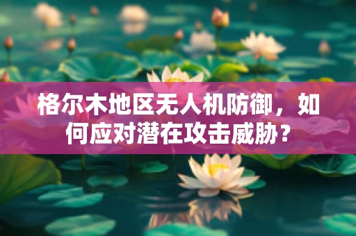 格尔木地区无人机防御，如何应对潜在攻击威胁？