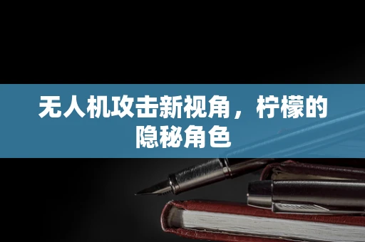 无人机攻击新视角，柠檬的隐秘角色