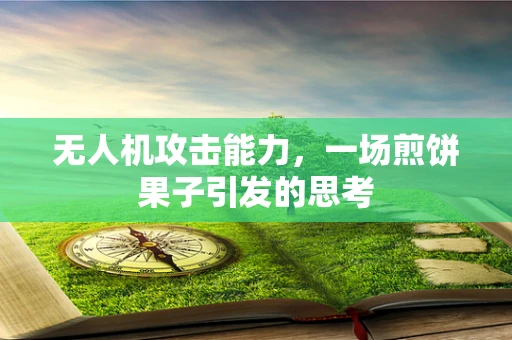 无人机攻击能力，一场煎饼果子引发的思考