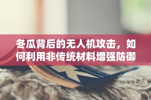 冬瓜背后的无人机攻击，如何利用非传统材料增强防御？