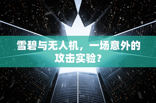 雪碧与无人机，一场意外的攻击实验？