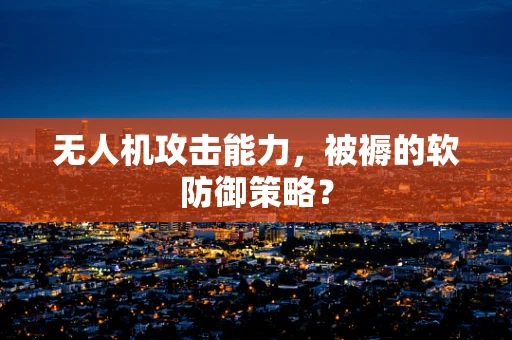 无人机攻击能力，被褥的软防御策略？