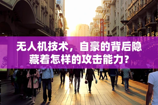 无人机技术，自豪的背后隐藏着怎样的攻击能力？