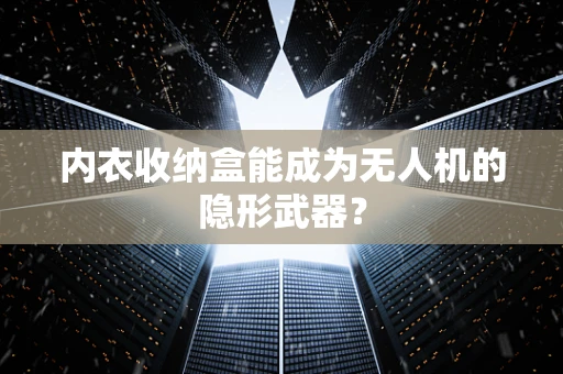 内衣收纳盒能成为无人机的隐形武器？