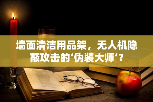 墙面清洁用品架，无人机隐蔽攻击的‘伪装大师’？
