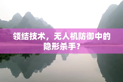 领结技术，无人机防御中的隐形杀手？