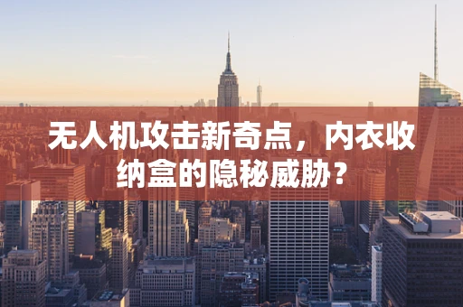 无人机攻击新奇点，内衣收纳盒的隐秘威胁？
