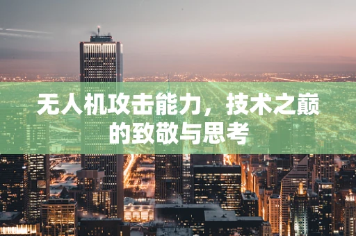 无人机攻击能力，技术之巅的致敬与思考