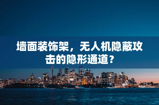 墙面装饰架，无人机隐蔽攻击的隐形通道？