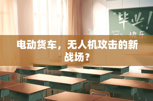 电动货车，无人机攻击的新战场？