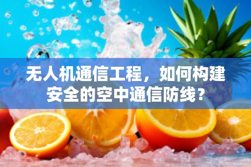 无人机通信工程，如何构建安全的空中通信防线？
