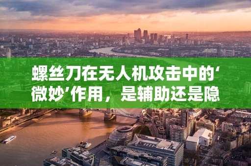 螺丝刀在无人机攻击中的‘微妙’作用，是辅助还是隐患？