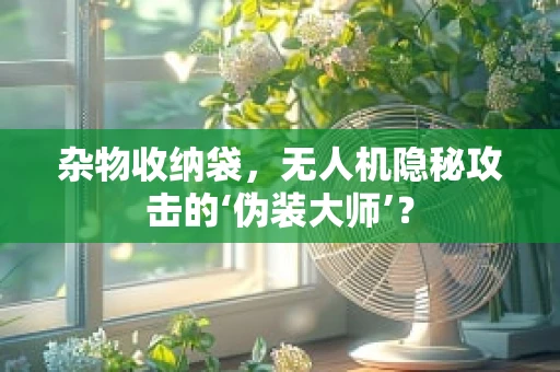 杂物收纳袋，无人机隐秘攻击的‘伪装大师’？