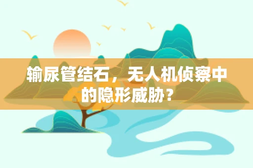 输尿管结石，无人机侦察中的隐形威胁？