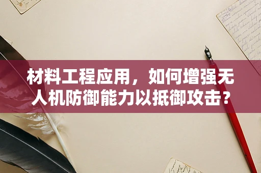 材料工程应用，如何增强无人机防御能力以抵御攻击？